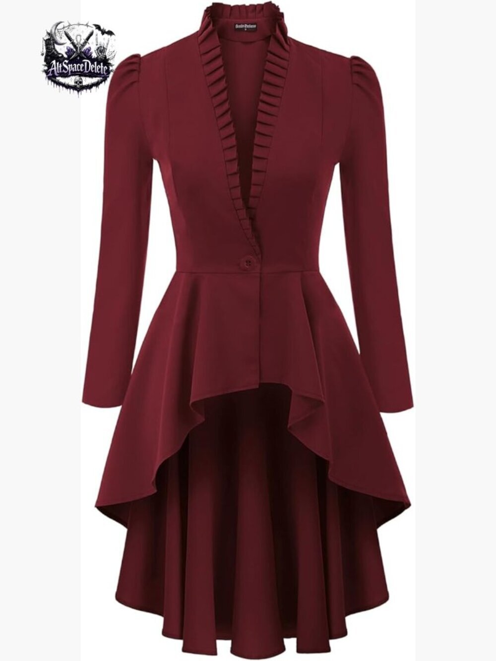 Steampunk Gothic Long Jacket Renaissance Pirate Coat Festival Costume